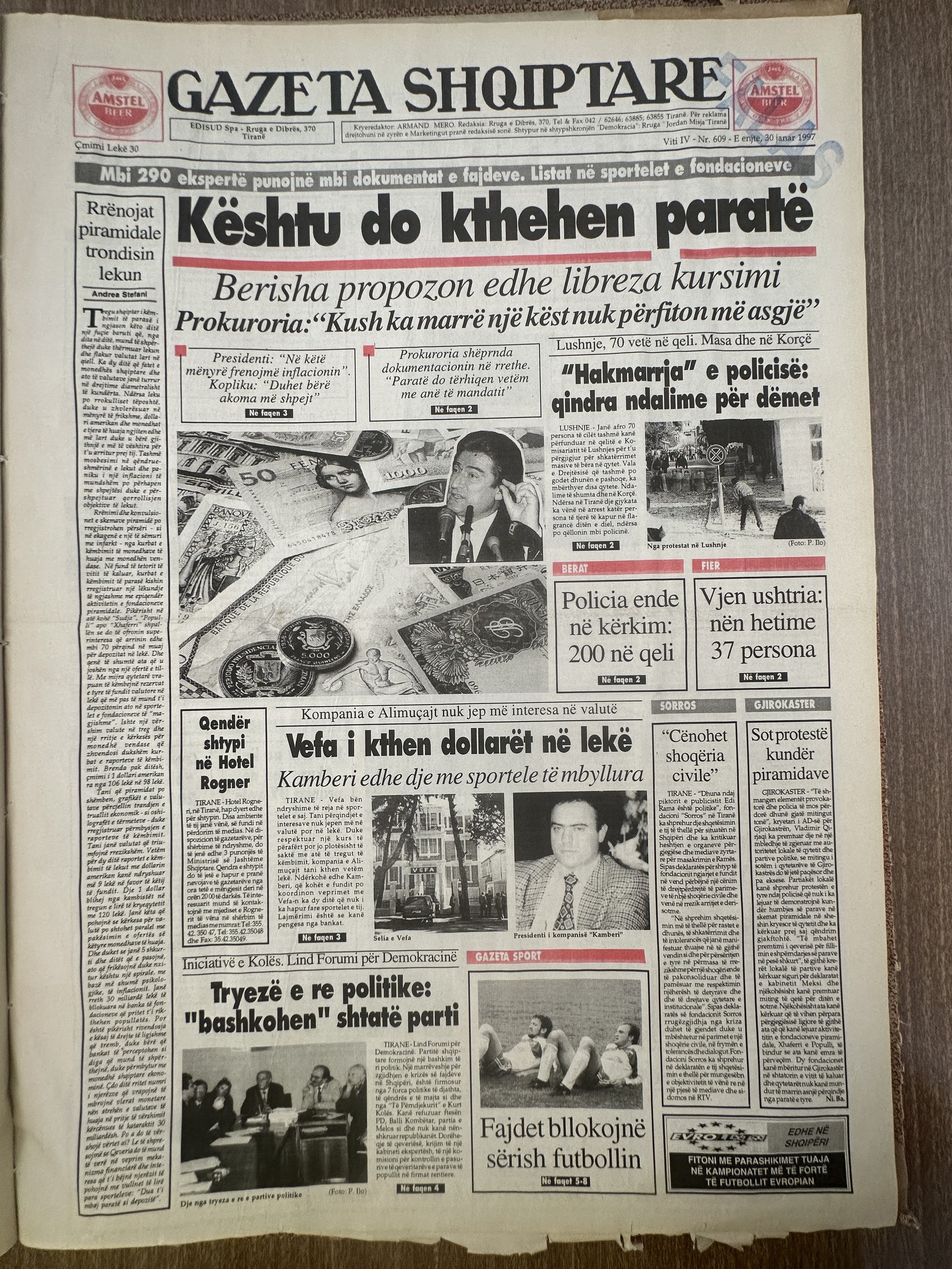 Gazeta Shqiptare 1997-01-30